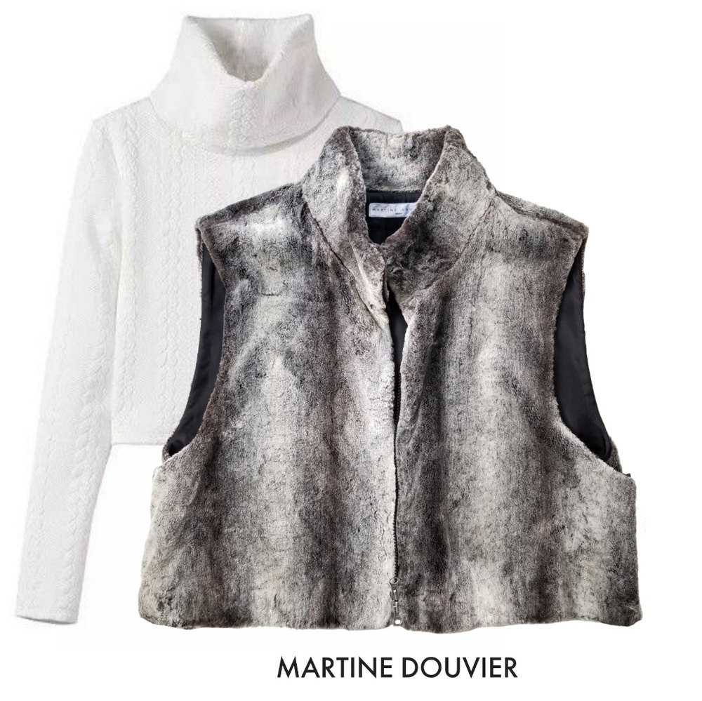 Martine Douvier Faux Fur Gilet
